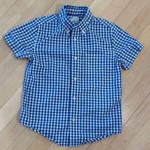 Crewcuts Blue and White Checkered Men's Shirt
